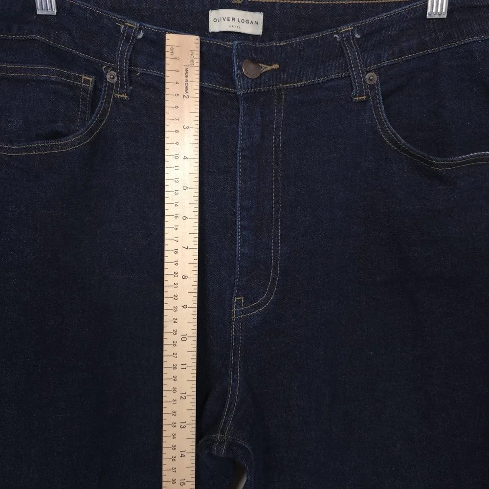 OLIVER LOGAN Women's Jeans Size 35 Madison Wide‎ Leg Slow Denim
